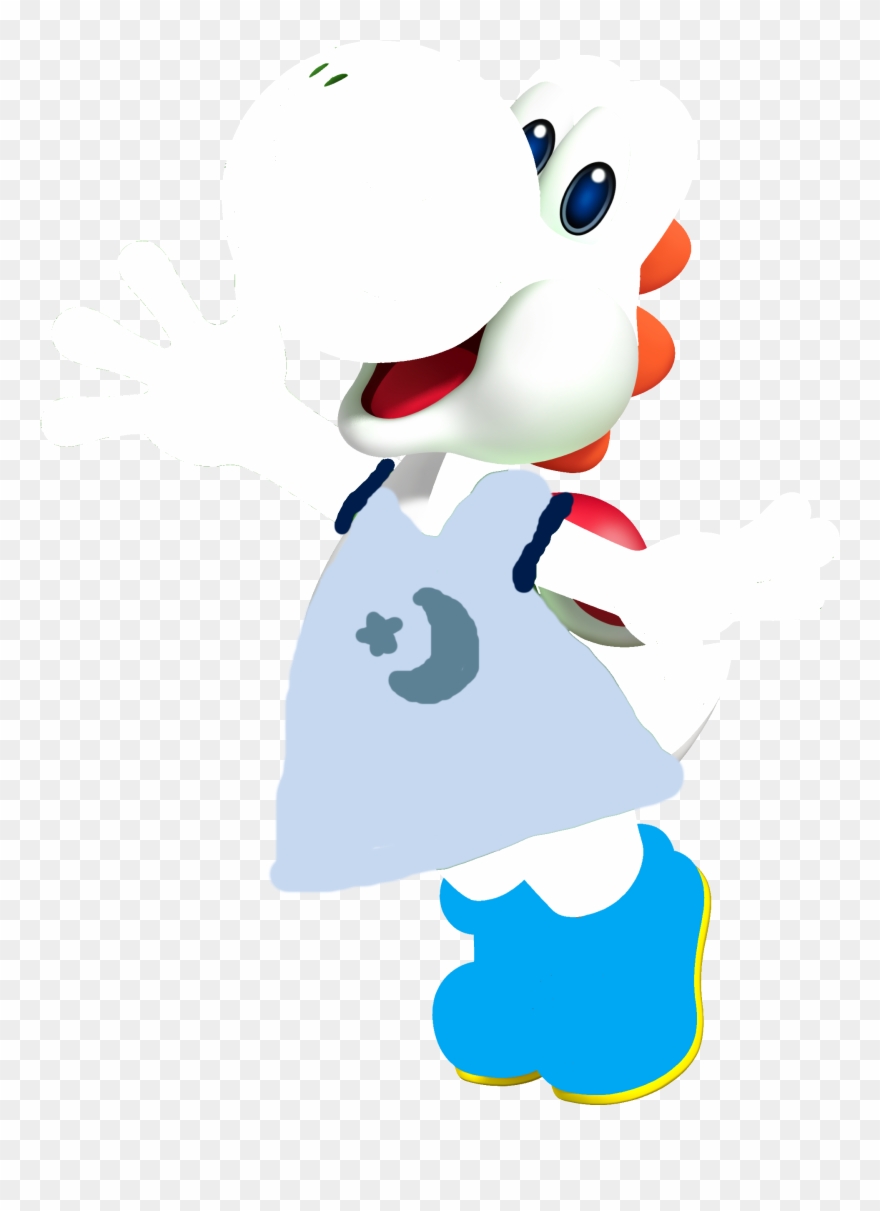 White Yoshi Pjs Clipart