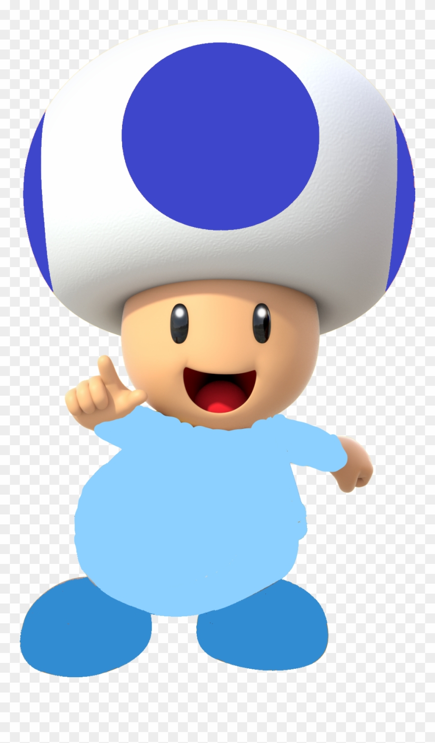 Blue Toad Pjs Clipart