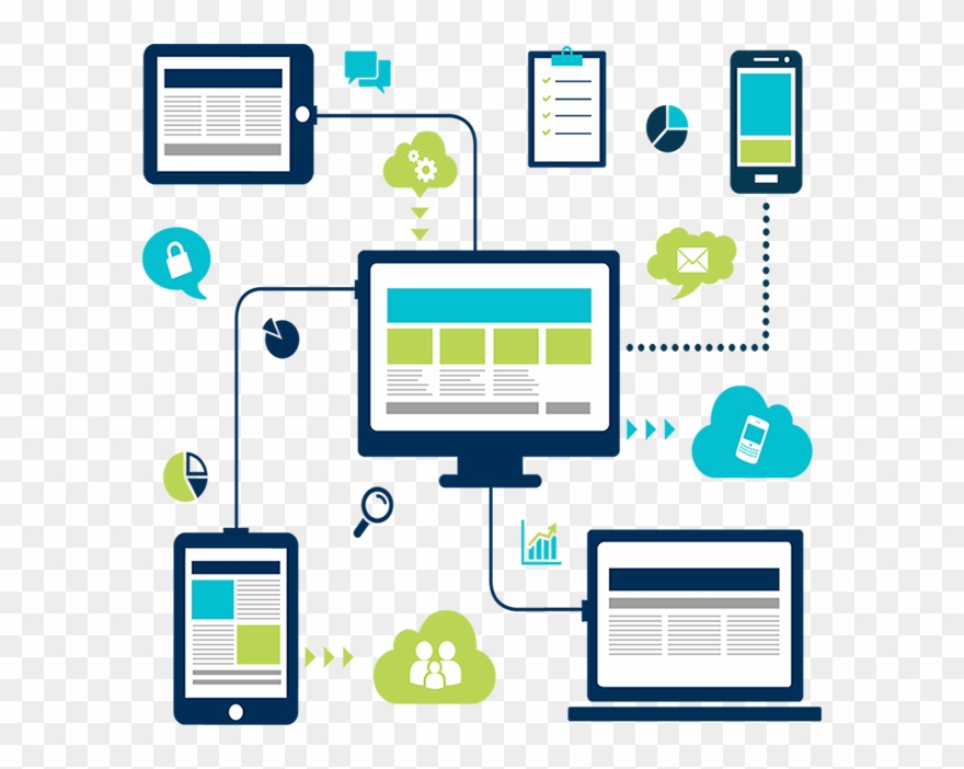 Web Based Application Clipart Responsive Web Design - Png Download