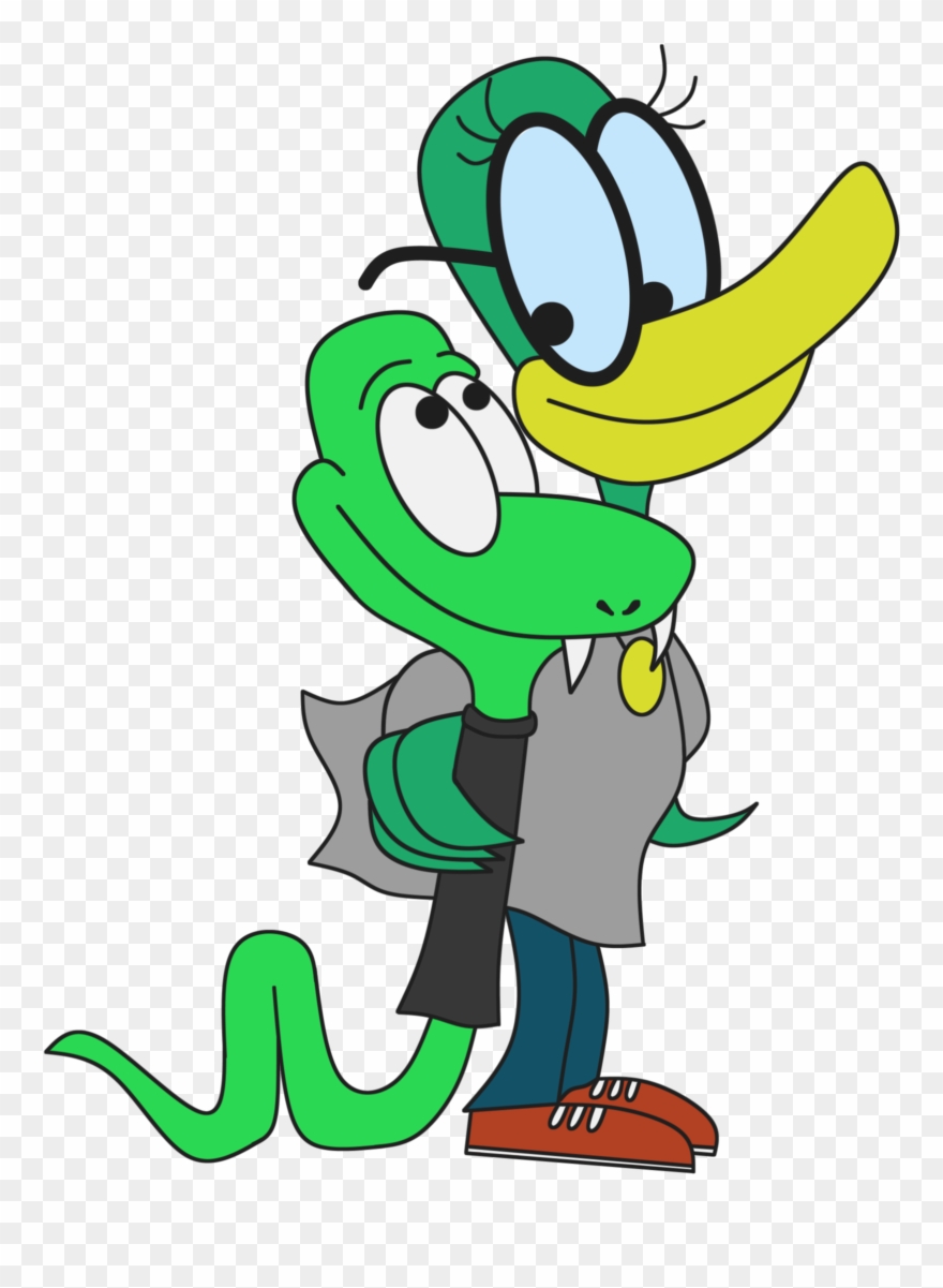 Anne The Duck And Harry The Snake Were Girlfriend And Clipart