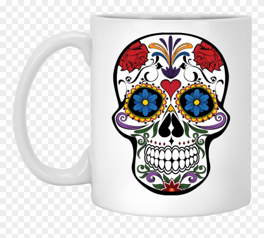 Marijon Skull Mug Sugar Skull Cartel Png Candy Skull Clipart
