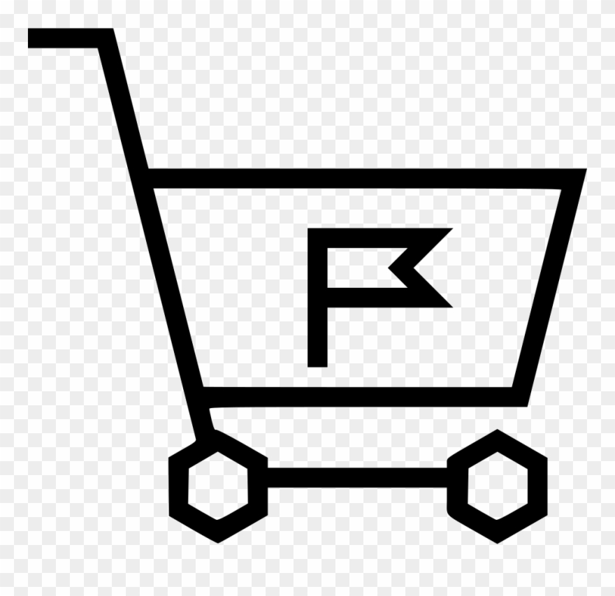 Cart Flag Bookmark Mark Notification Strolley Comments Clipart