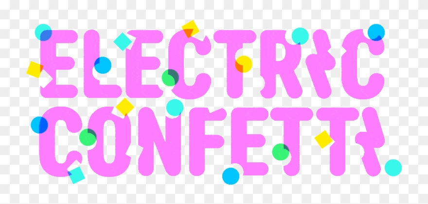 Electric Confetti-neon Signs Clipart