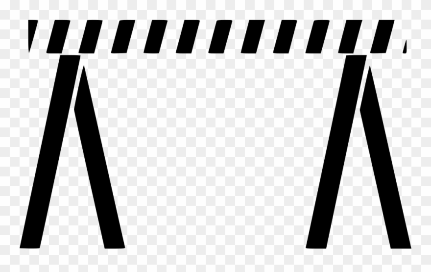 Under Tape Barrier Safety Safe Warning Icon Free Download Clipart