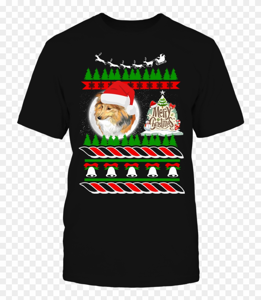 Sheltie Ugly Christmas Sweater Clipart