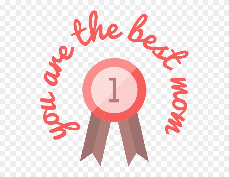 母亲节徽章奖牌胸花标志 Clipart