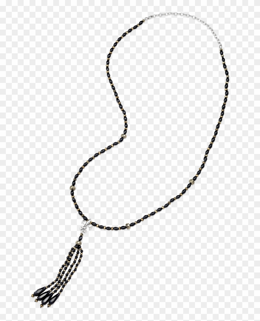 Fleur De Lis Tassel Necklace Clipart
