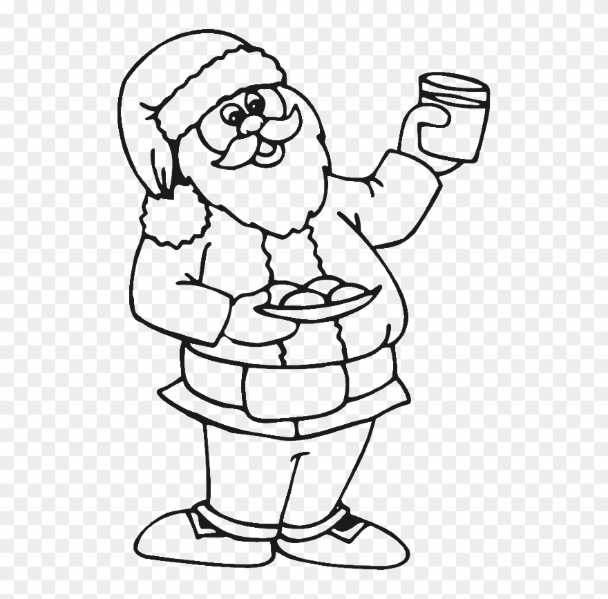 Santa Sweets And Cookies Clipart