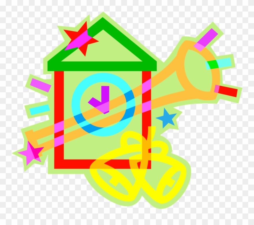 Vector Illustration Of Holiday Christmas Bells With Clipart