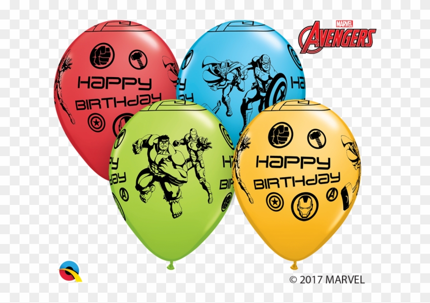 Happy Birthday Avengers Clipart