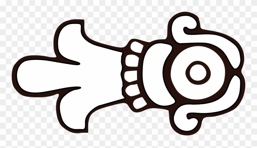 Aztec Clipart Black And White - Png Download