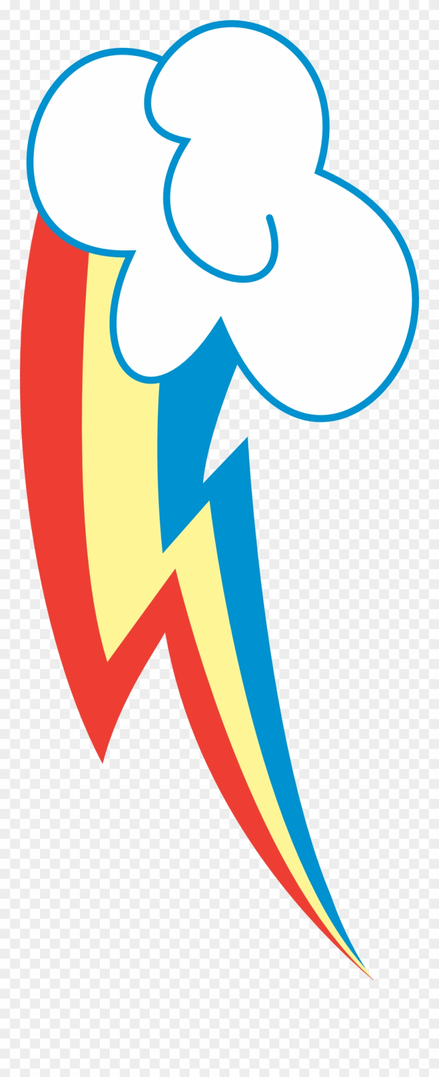 How To Draw Rainbow Dash Heart Clipart