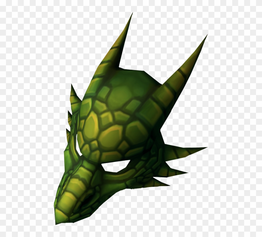 Green Dragon Mask Clipart