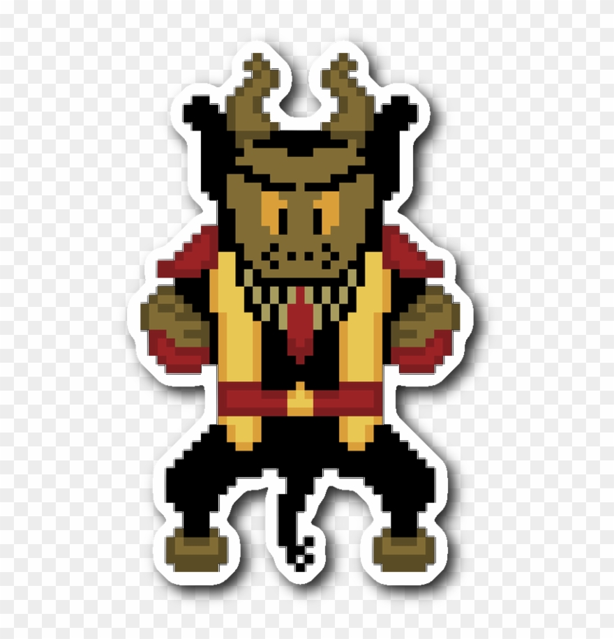 Krampus Sticker Clipart