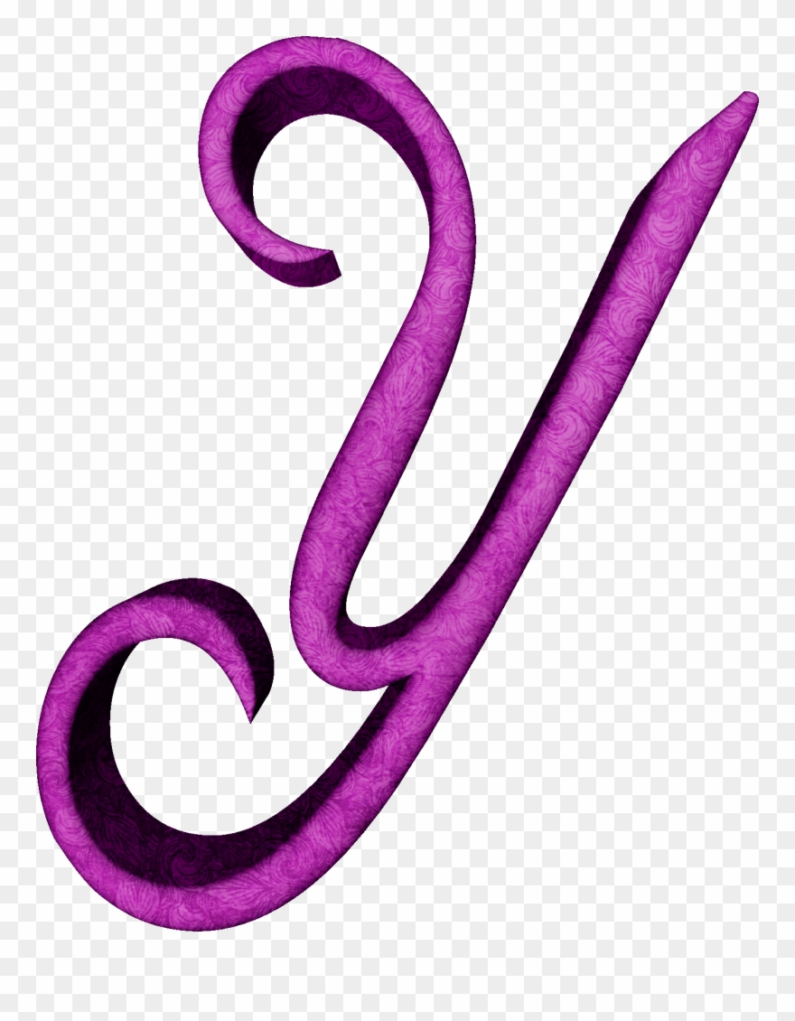 Alfabeto Estampado De Hojas En Fucsiay Clipart