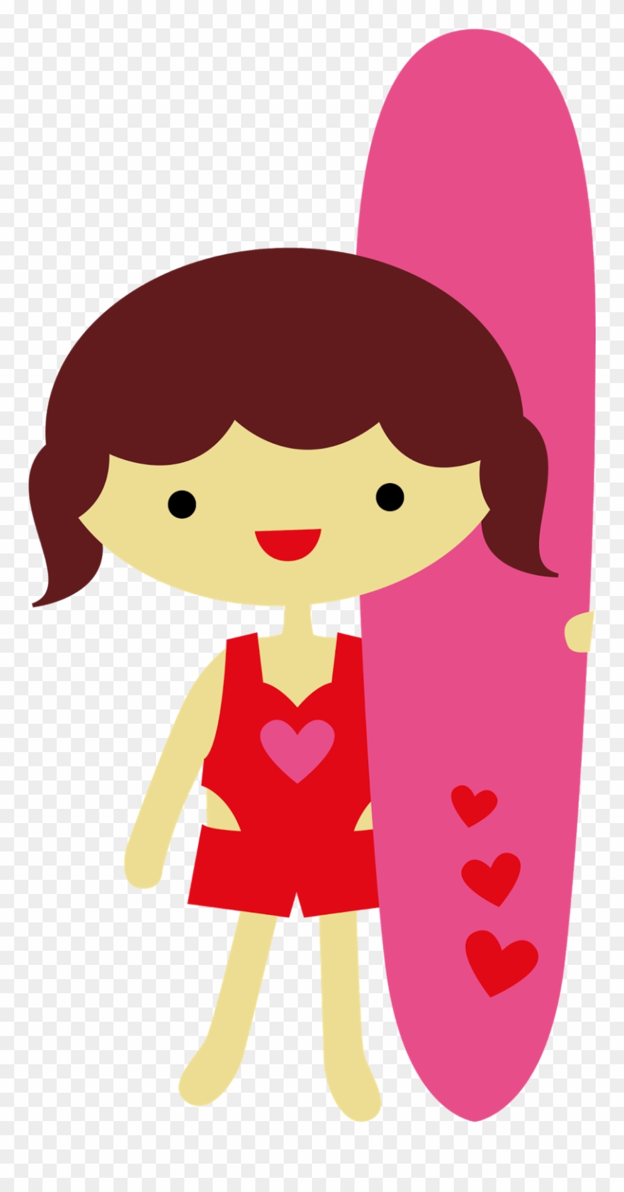 Praia E Piscina Clipart