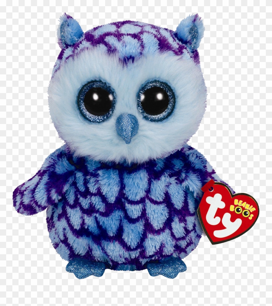 Oscar The Blue Owl 6” Plush Clipart