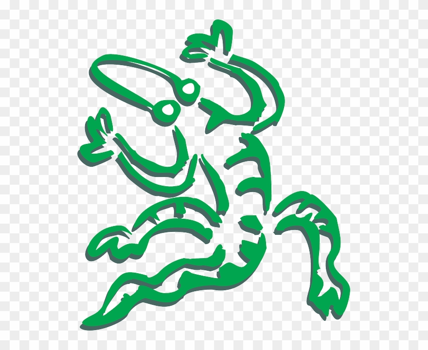 Line Lizard, Lines, Art, Tail, Abstract, Alligator, Clipart