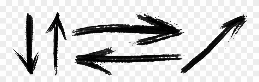 Paper Drawing Boho Arrow Clipart