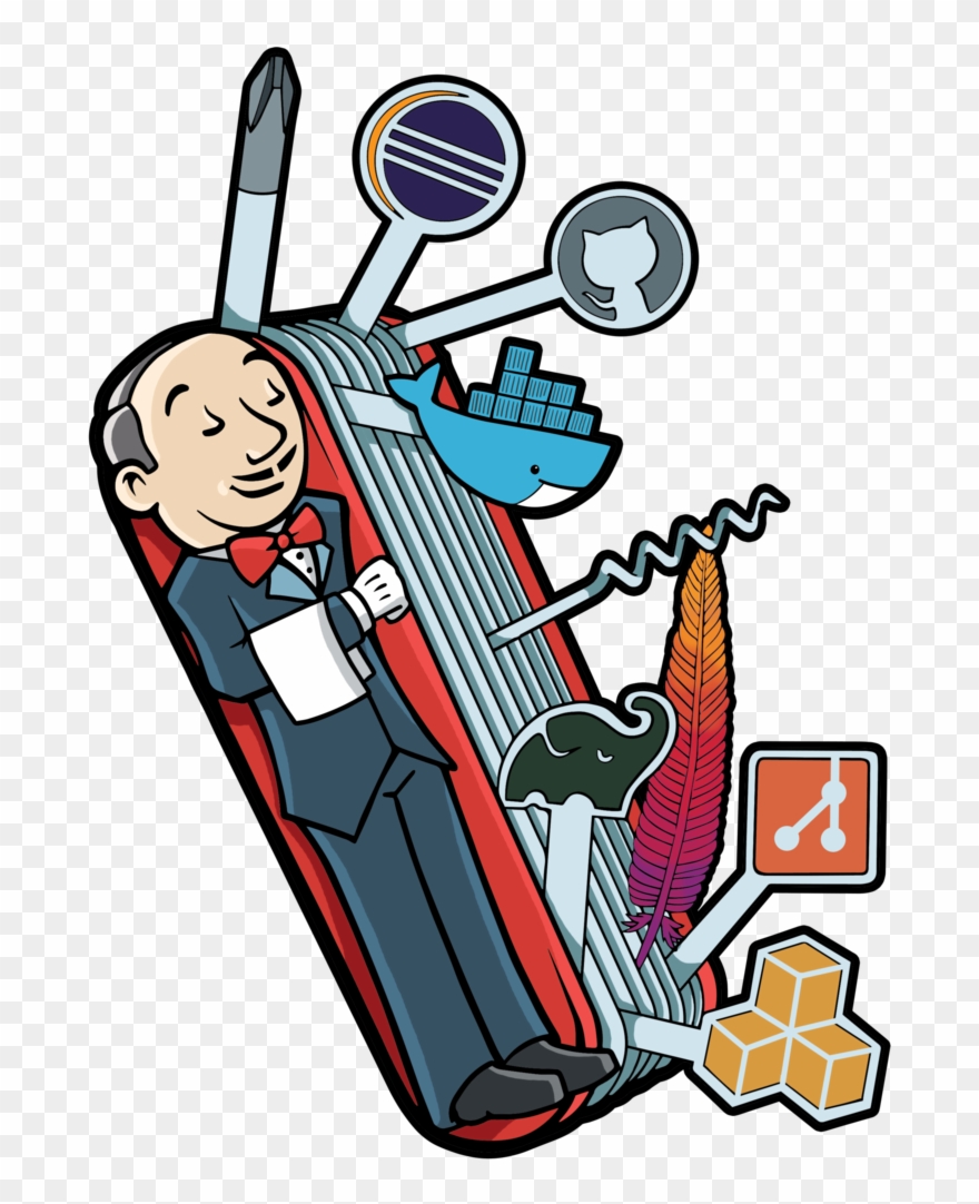 From Jenkins X, To Kubernetes, To The Butler Himself, Clipart