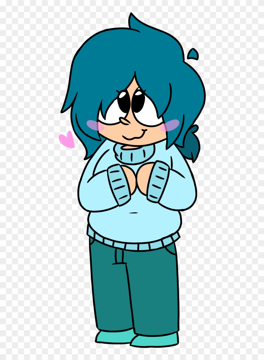Cyan In A Sweater Bc Shes A Cutie Clipart