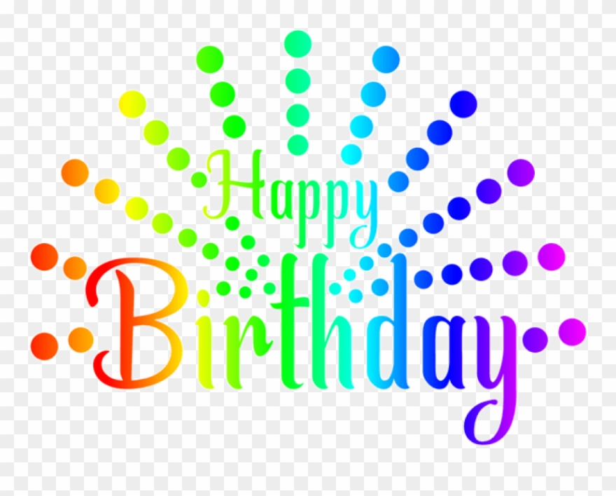 Free Png Happy Birthday Colorful Png Png Images Transparent Clipart