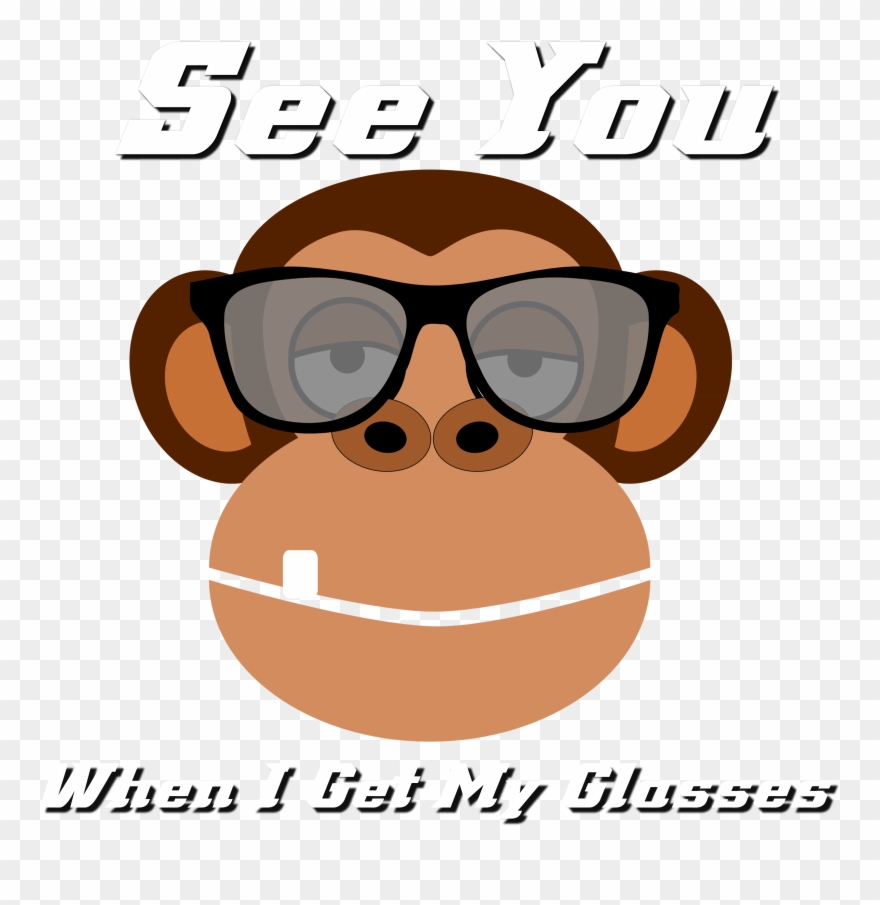 See You When I Get My Glasses Clipart