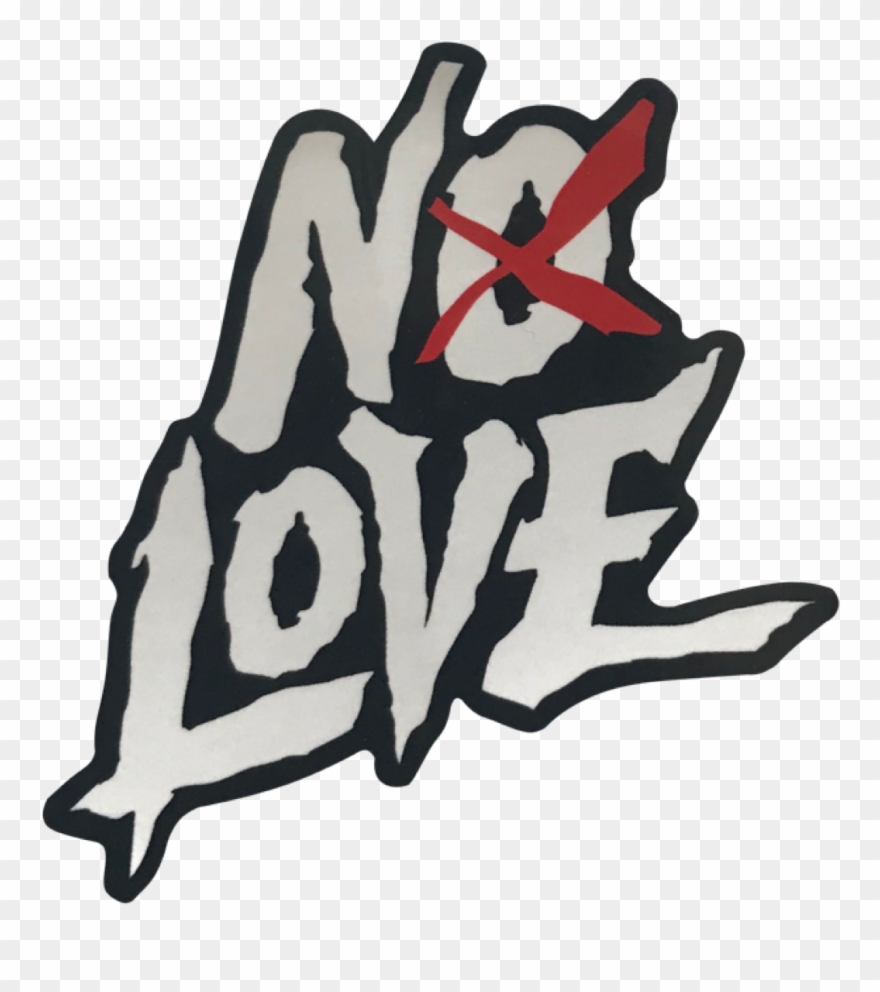 No Love - Sticker Clipart