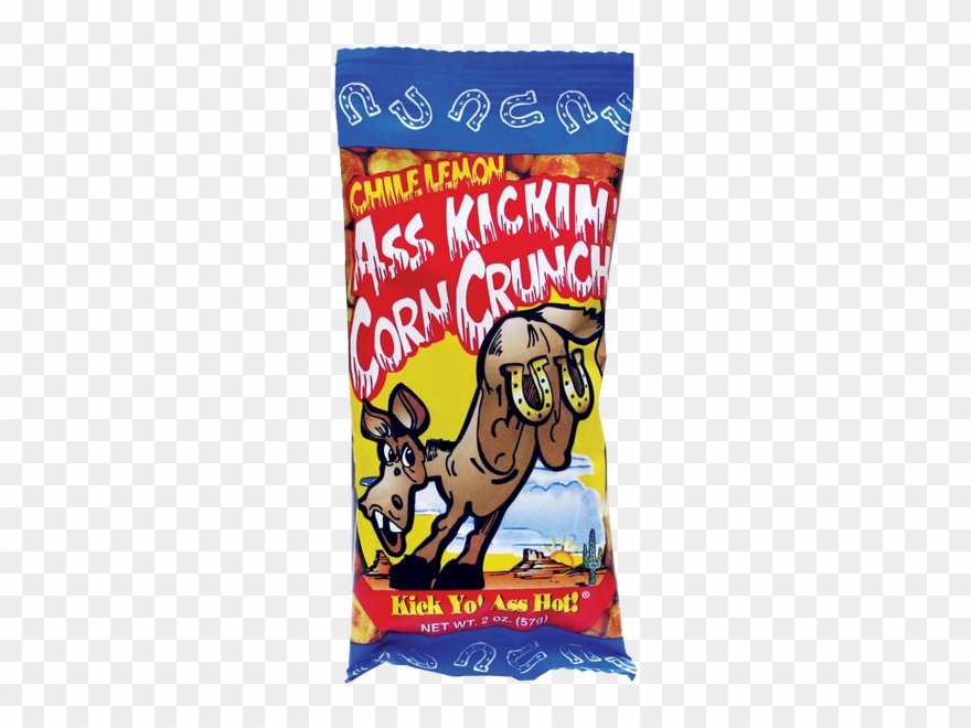 Ass Kickin Ak766 2 Oz Corn Crunch Bag Clipart