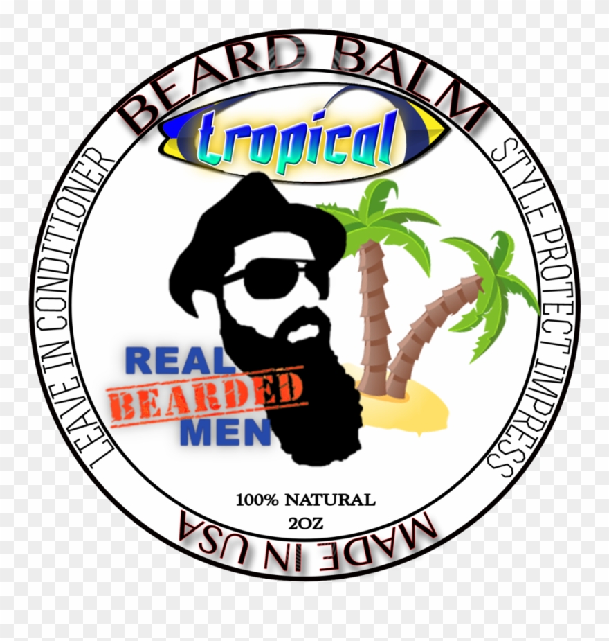 Tropical Beard Balm Clipart