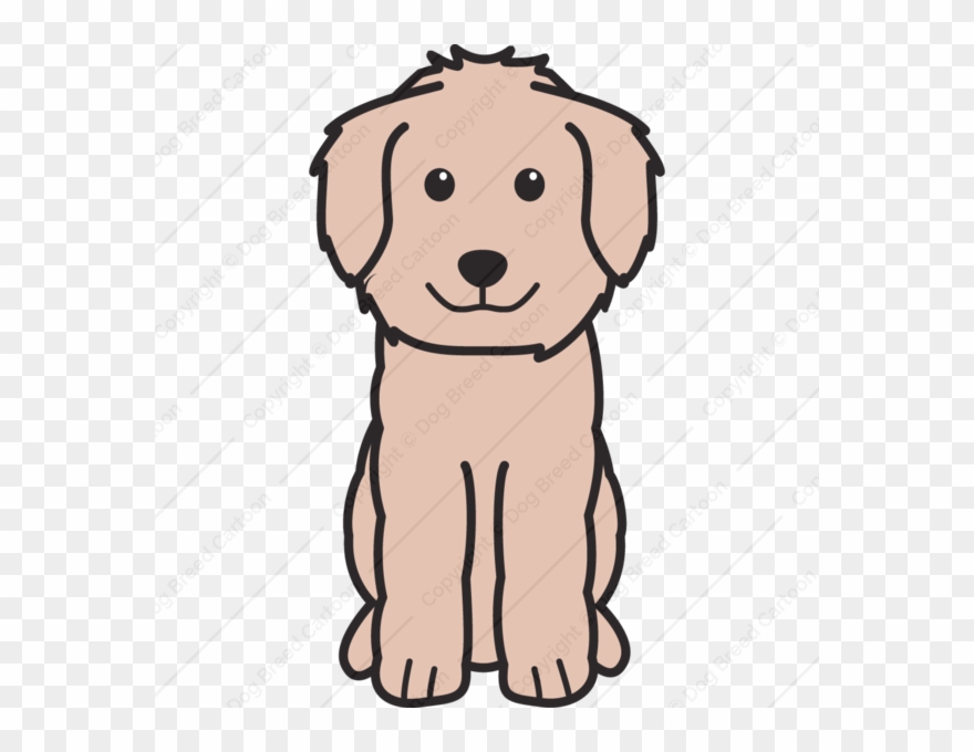 Goldendoodle Cartoon Clipart