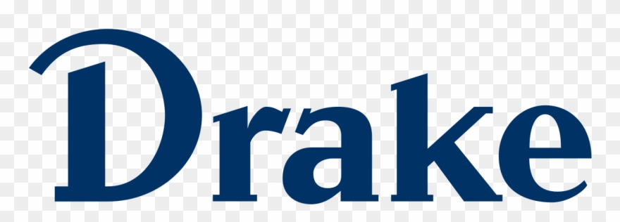 Drake Bulldogs Wordmark Clipart