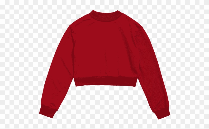 Zaful Crew Neck Crop Sweatshirt Clipart