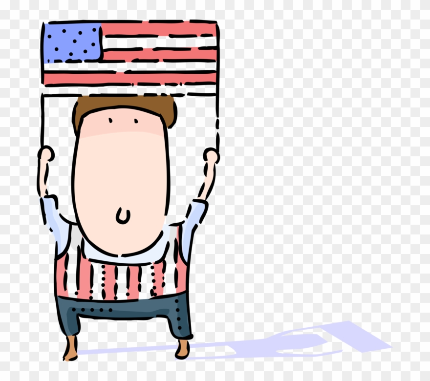 Vector Illustration Of Independence Day 4th Of July Clipart