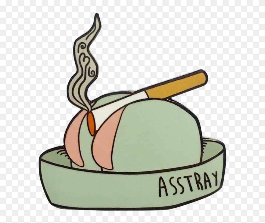 Asstray Pin Clipart