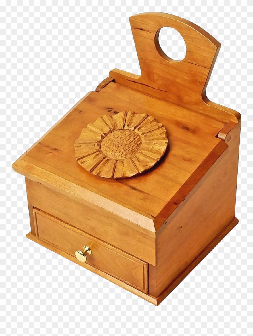 Curly Cherry Keepsake Salt Box With Drawer, Sweetpea Clipart