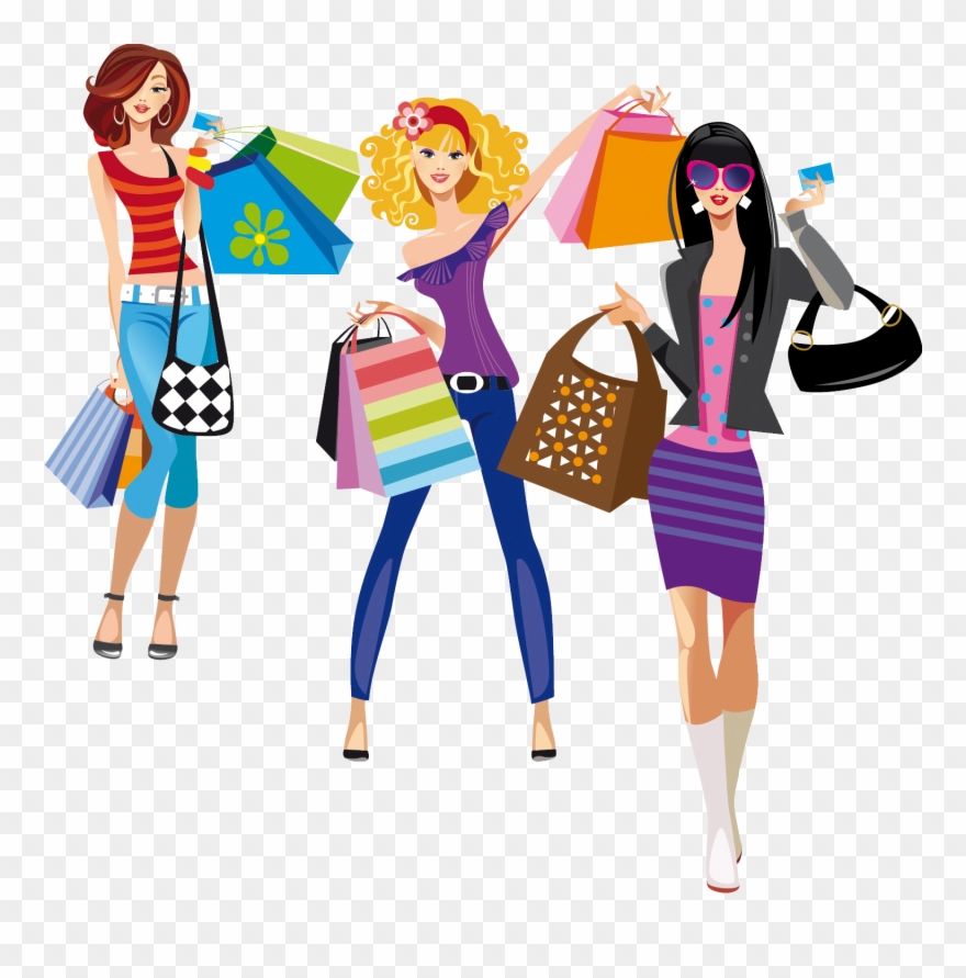 Woman Shopping Clipart Png Download Transparent Png