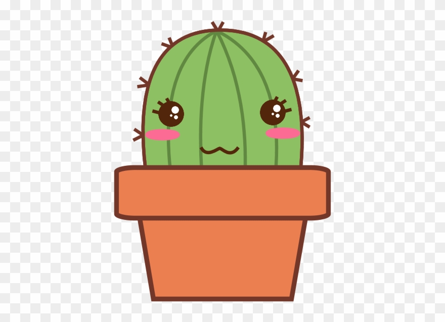Catus, Plant, Kawaii Drawings, Plants Clipart