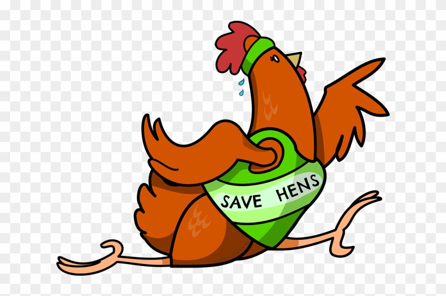 The Great Chicken Run Is Here Clipart