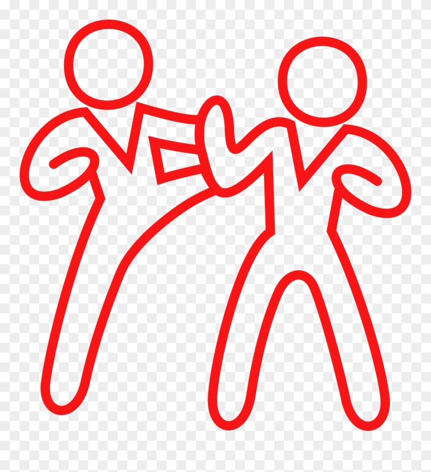 Taekwondo Sparing Clipart