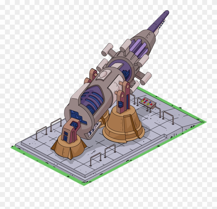 Tapped Out Ray Gun Clipart