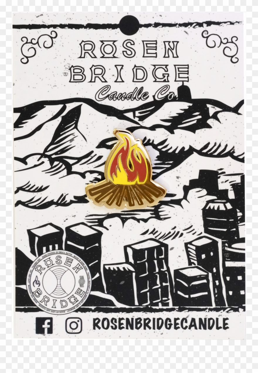 Rosen Bridge Campfire Pin Clipart