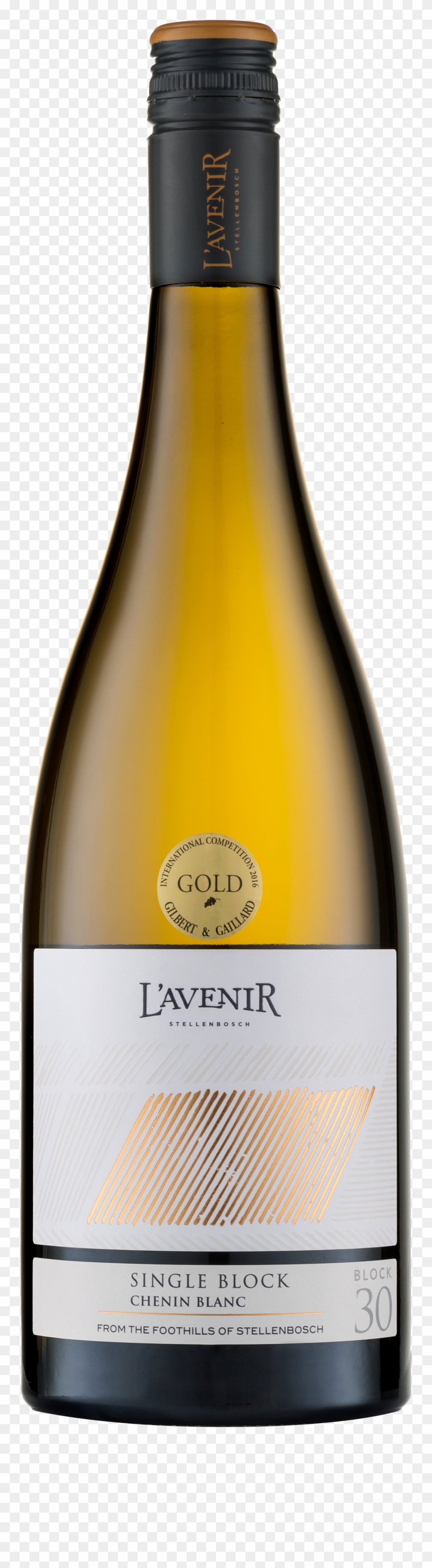 Single Block Chenin Blanc Bottle Clipart