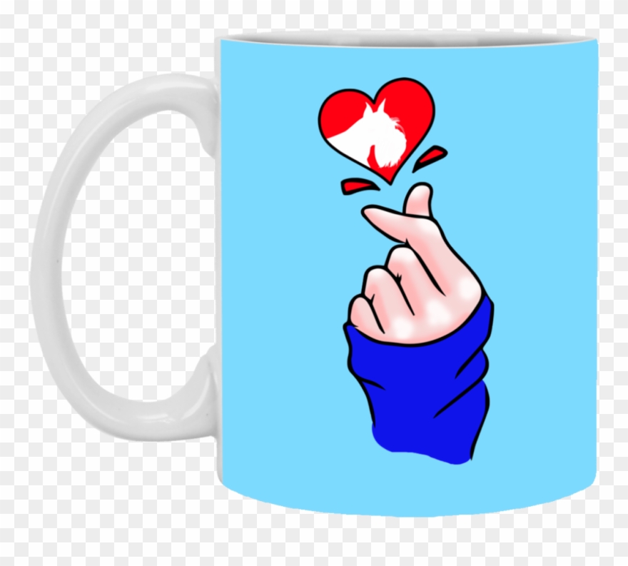 Heart Shape Schnauzer Mugs Clipart