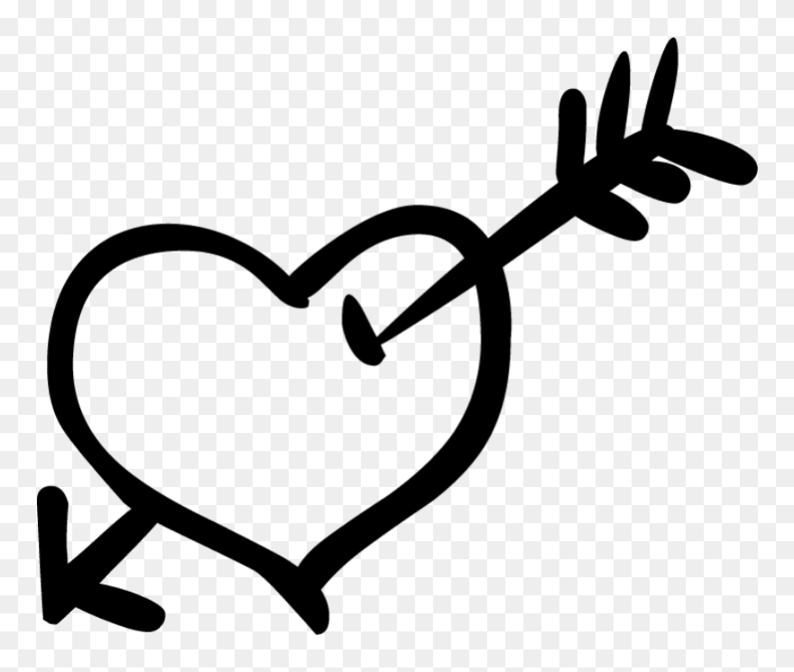 Royalty Free Arrow Transprent Png Free Download Heart Clipart