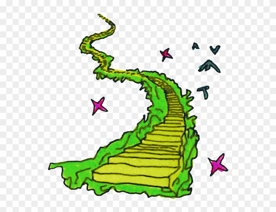 Heaven And Hell Stairs Sticker James Thacher For Ios Clipart