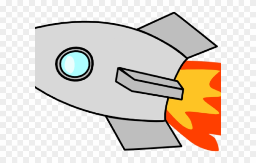 Spaceship Clipart Easy Cartoon - Png Download