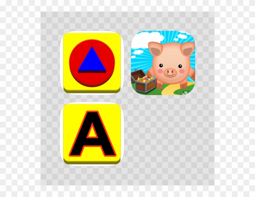 Matching Shapes Colors Letters Learning Pack Games Clipart