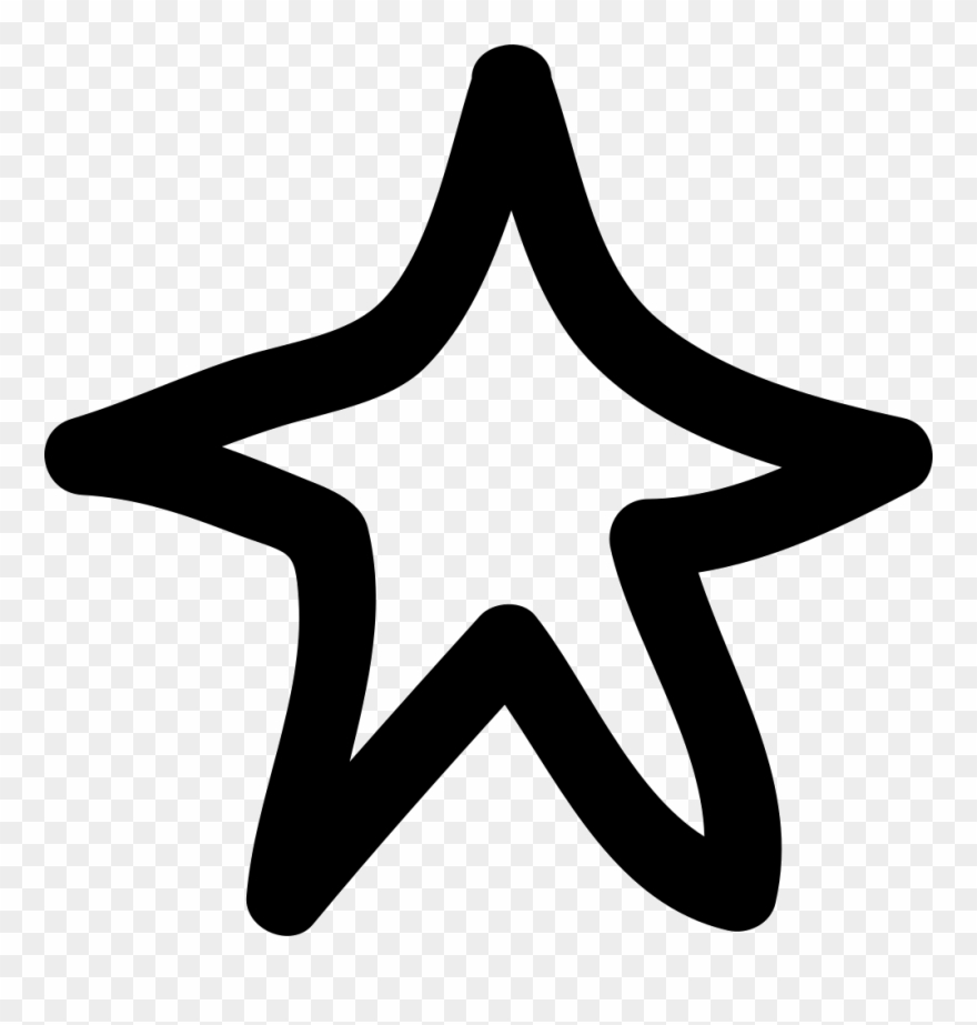 Vector Doodle Star Clipart