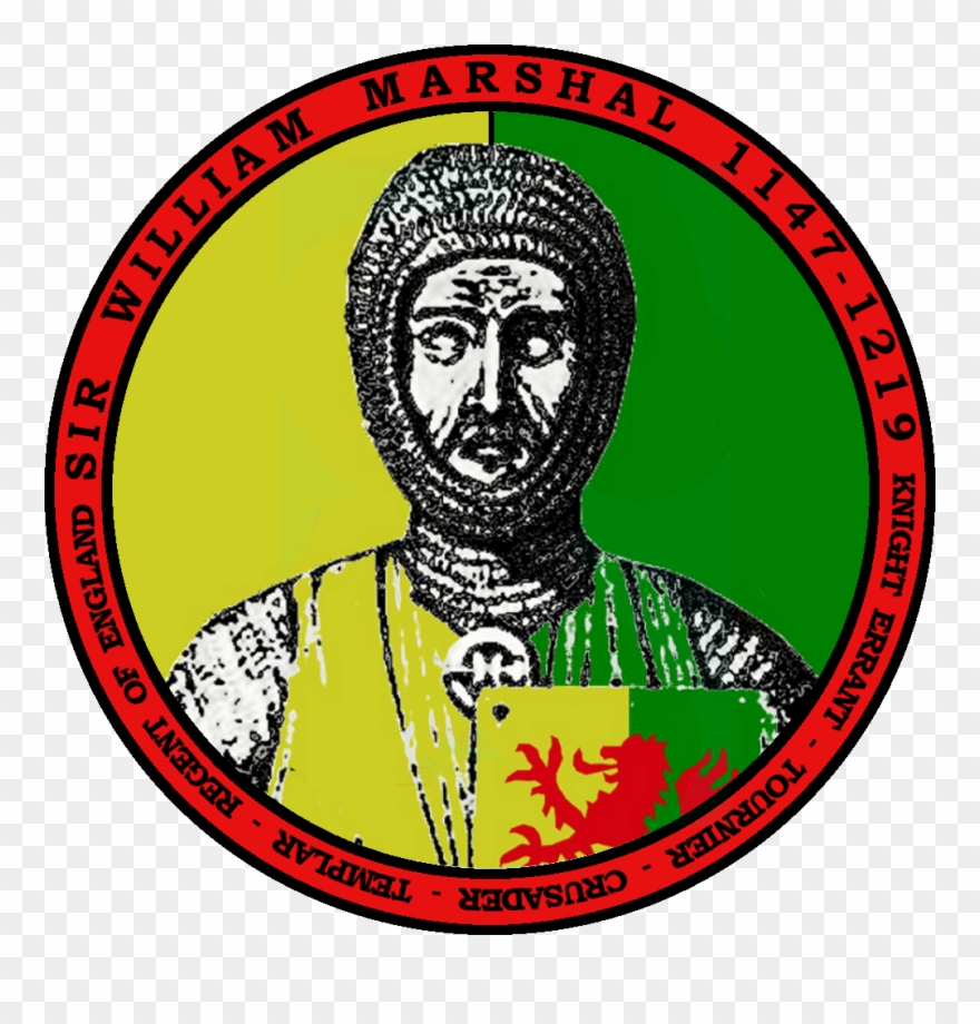 William Marshal Portrait Seal Clipart